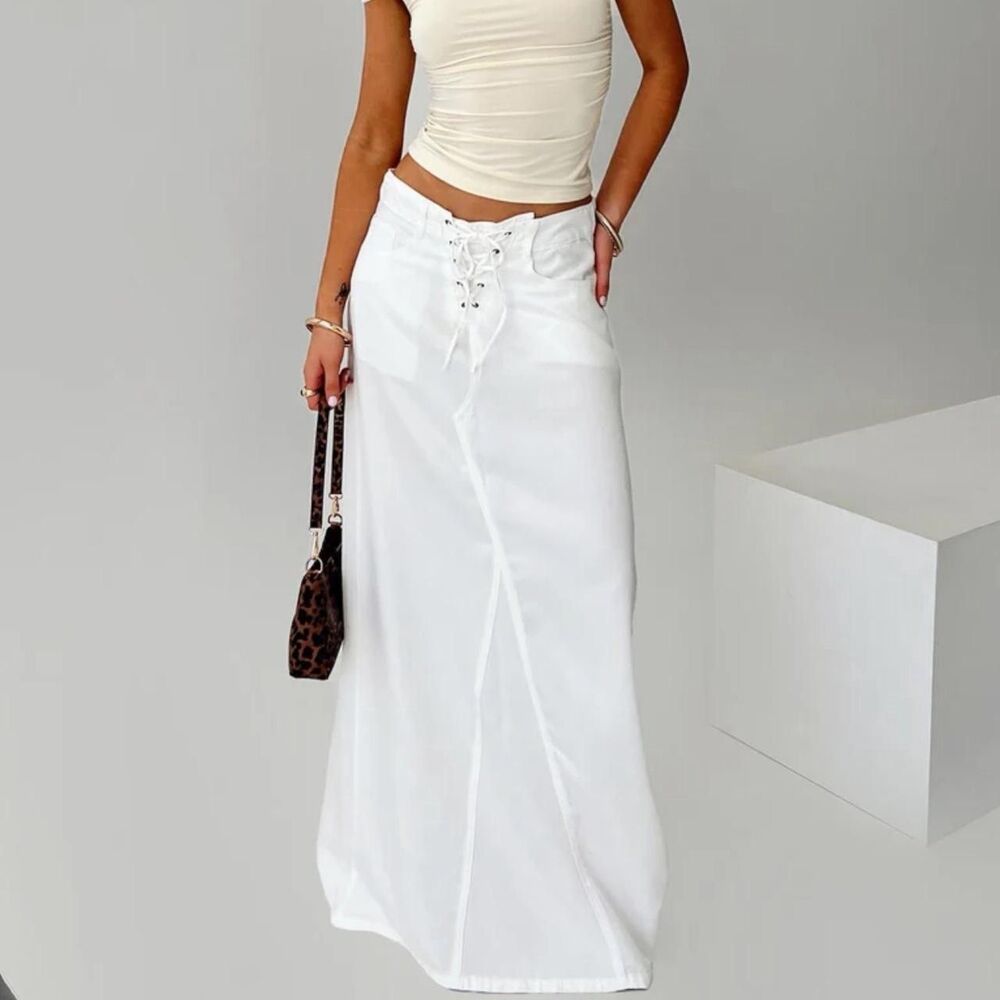 Pre-Owned Lioness Ivory Size 2XS Maxi Skirt